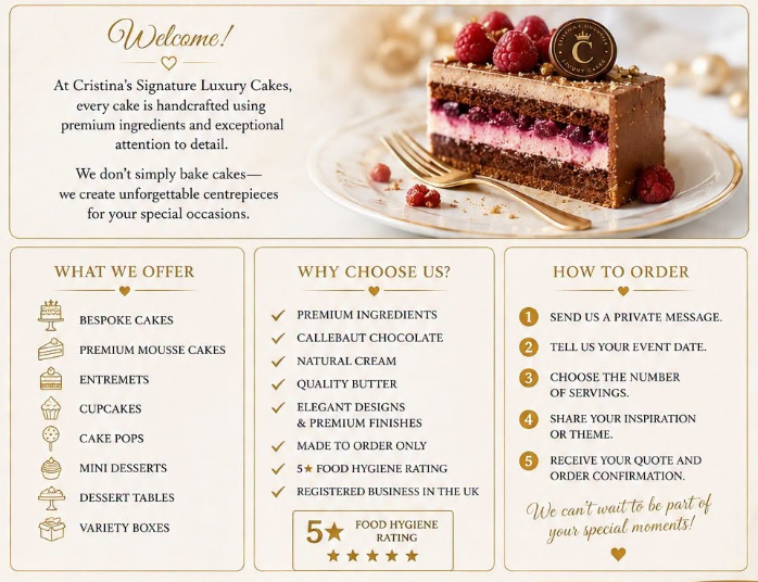 Cristina's Signature Luxury Cakes